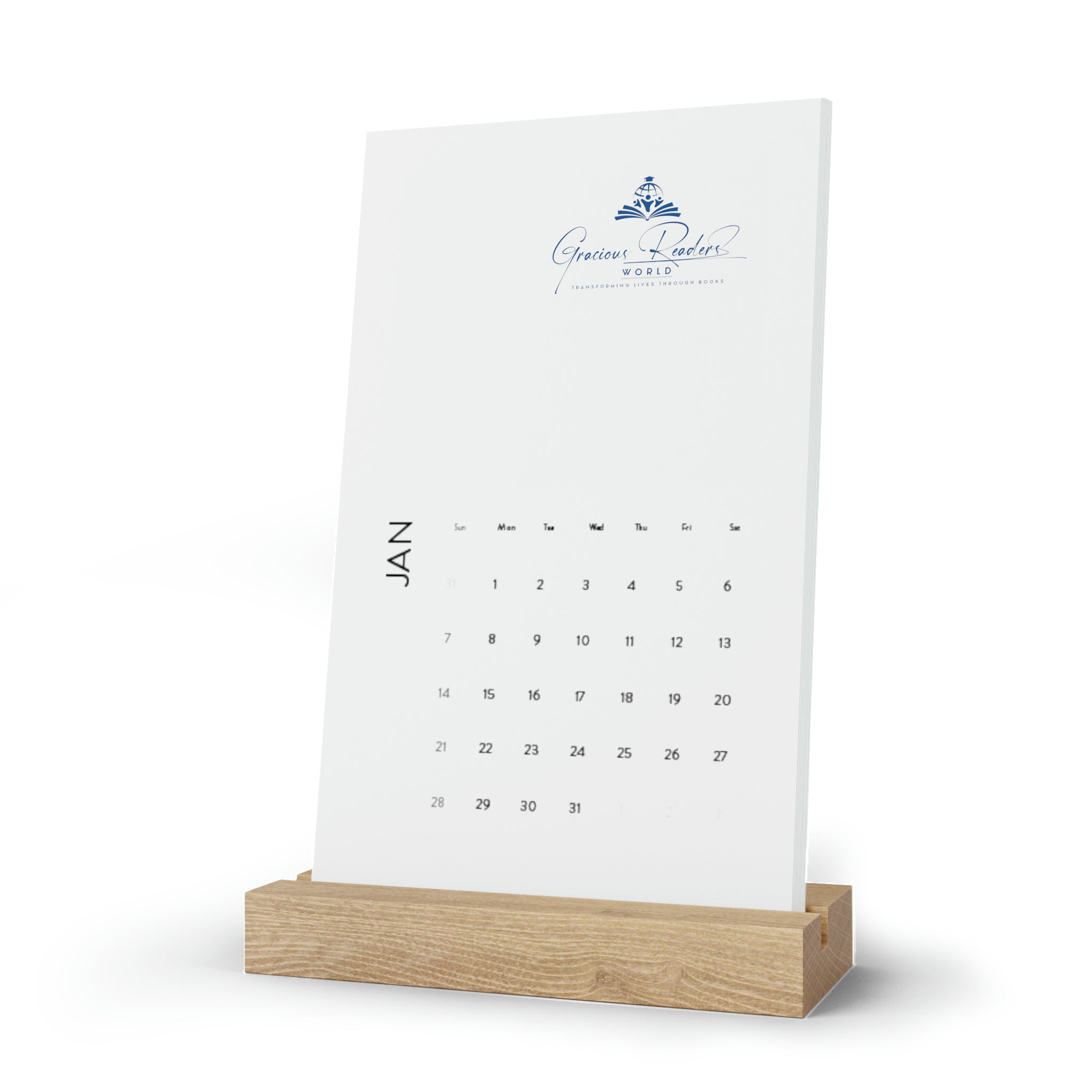 Vertical Desk Calendar (2024)