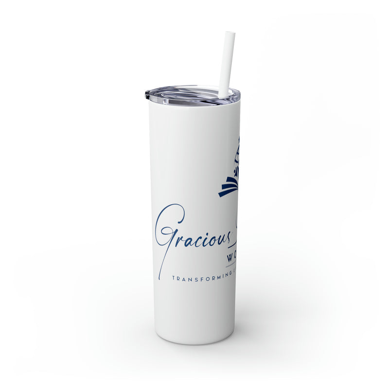 Skinny Tumbler with Straw, 20oz