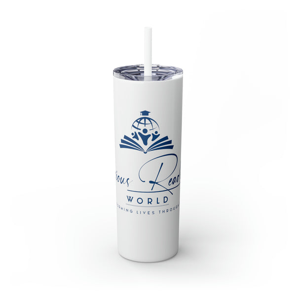 Skinny Tumbler with Straw, 20oz