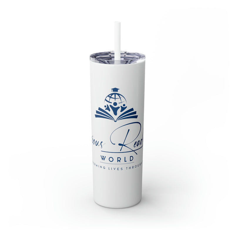 Skinny Tumbler with Straw, 20oz