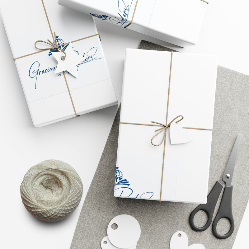 Paper Gift Wrap Set, Eco-Friendly Wrapping Paper, Gift Packaging, Recyclable, Christmas Wrapping, Birthday Gift Wrap