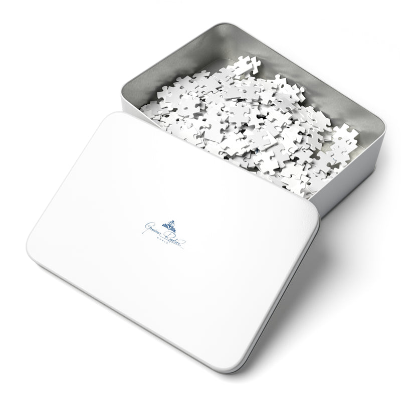 Jigsaw Puzzle with Tin