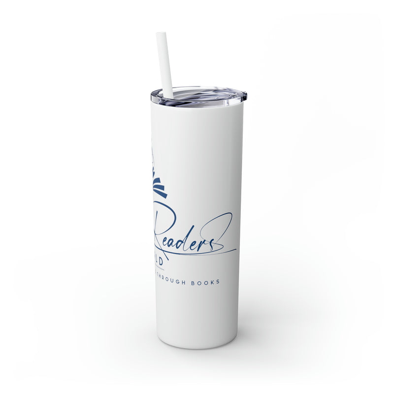 Skinny Tumbler with Straw, 20oz
