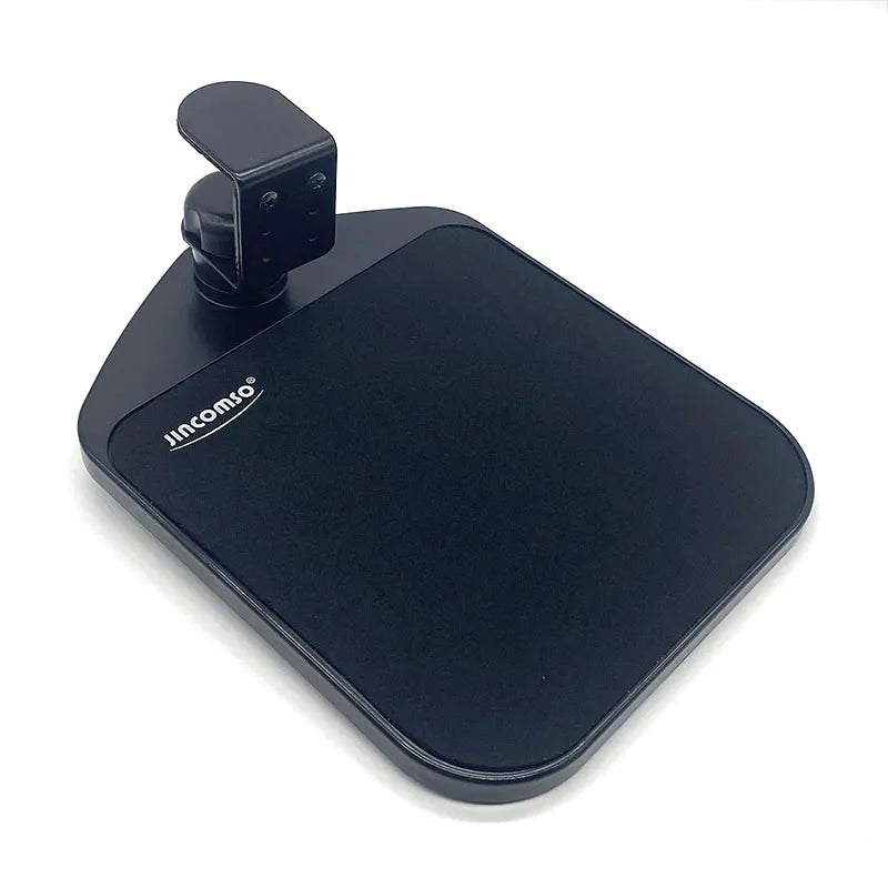 Vinlo Desktop Mouse Keyboard Tray, 360 Degree Rotating Mouse Pad, Desktop Extender, Adjustable Mouse Holder for Home Office