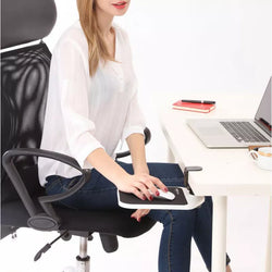 Vinlo Desktop Mouse Keyboard Tray, 360 Degree Rotating Mouse Pad, Desktop Extender, Adjustable Mouse Holder for Home Office