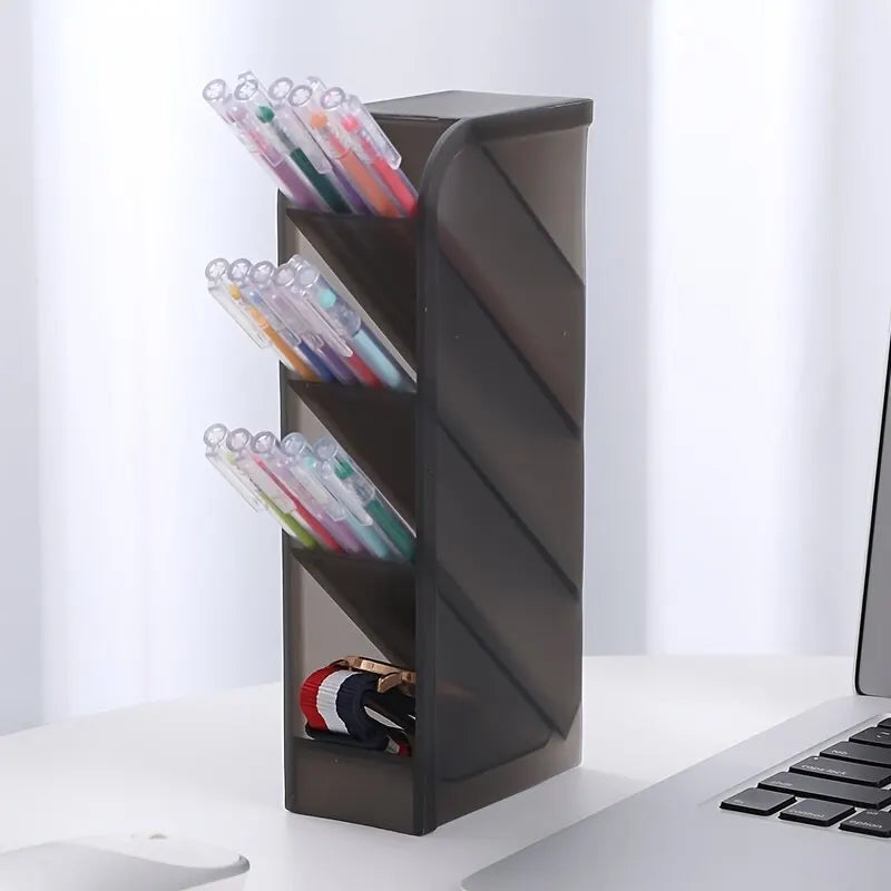 1pc Multi-Layer Pen Holder & Cosmetic Brush Storage Holder - Perfect for Office & School Supplies