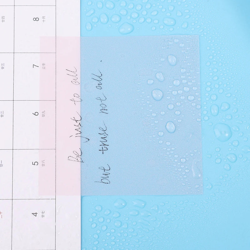 (4 Pack) 50 Pads/Pack Transparent 3x3 Inches Posted it Sticky Note Pads Notepads Posits School Stationery office Supplies