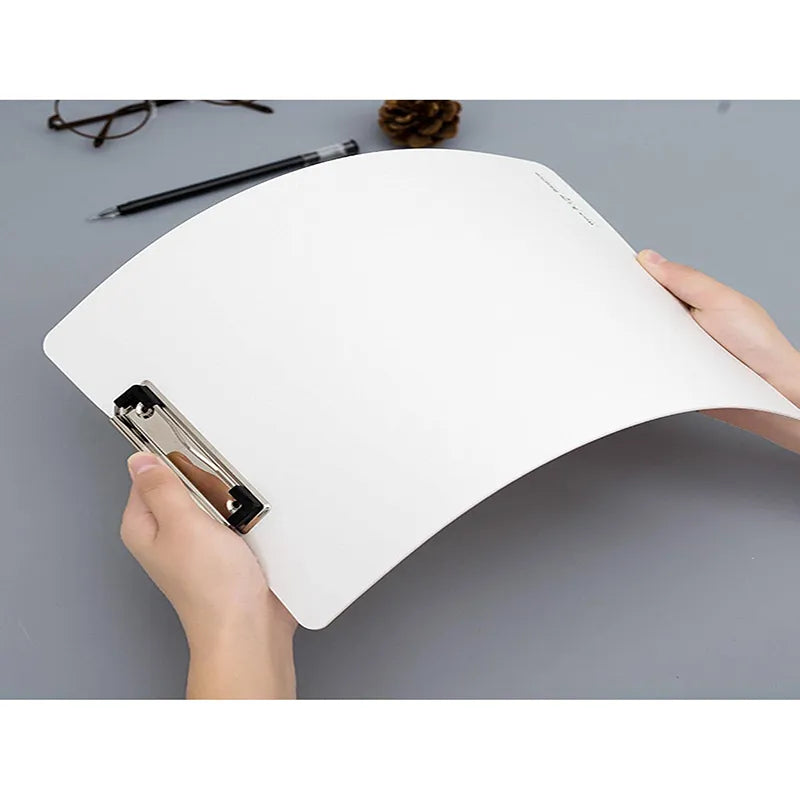 Bview Art 1pcs Clipboards with Low Profile Metal Clip Standard A6 Size with Hanging Clipboards For Office Stationery Supplies