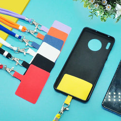 Crossbody Lanyard Necklace Strap Universal Mobile Phone Lanyard Long Adjustment Phone Case With Clip Safety Anti-Lost Lanyard