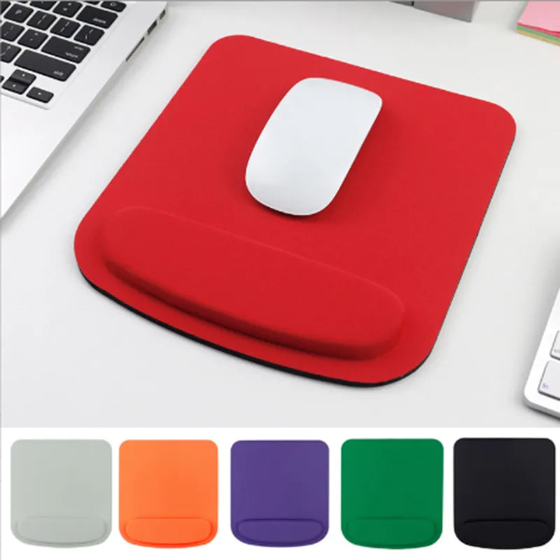 Mouse Pad Comfortable Mouse Soft Support Pads Ergonomic Wrist Mouse Pad For Pc Gamer Relax Wrists 7 Solid Colors Dropshipping
