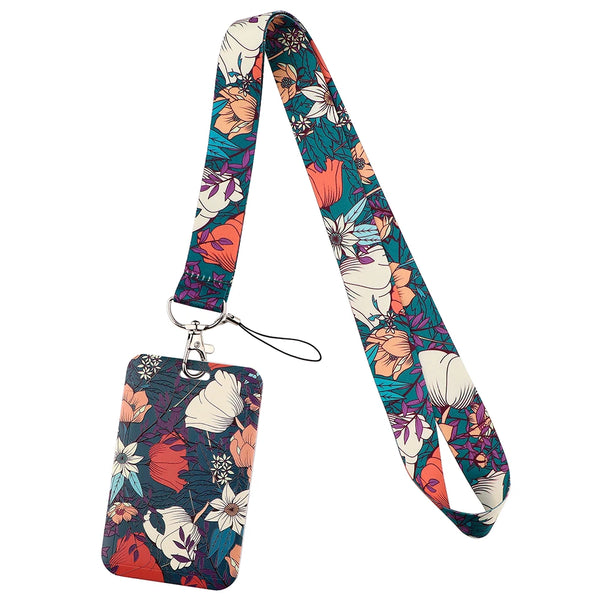 Credential holder Novel Fashion Strap Lanyard for Keys Chain Badge Holder ID Credit Card Pass Hang Rope Phone Charm Wholesale