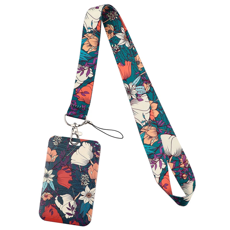 Credential holder Novel Fashion Strap Lanyard for Keys Chain Badge Holder ID Credit Card Pass Hang Rope Phone Charm Wholesale