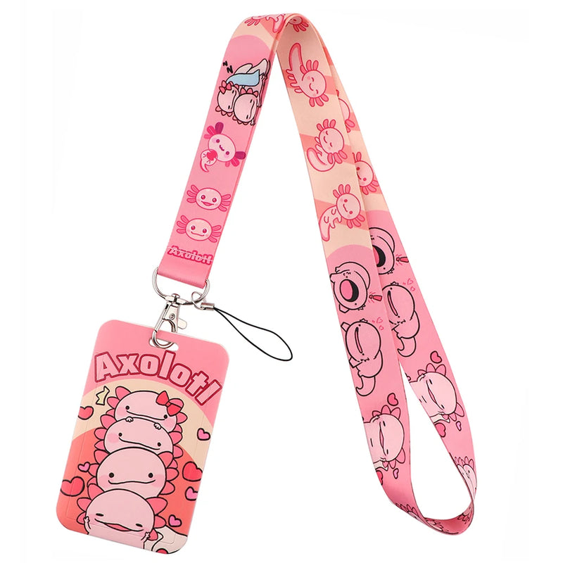 Credential holder Novel Fashion Strap Lanyard for Keys Chain Badge Holder ID Credit Card Pass Hang Rope Phone Charm Wholesale