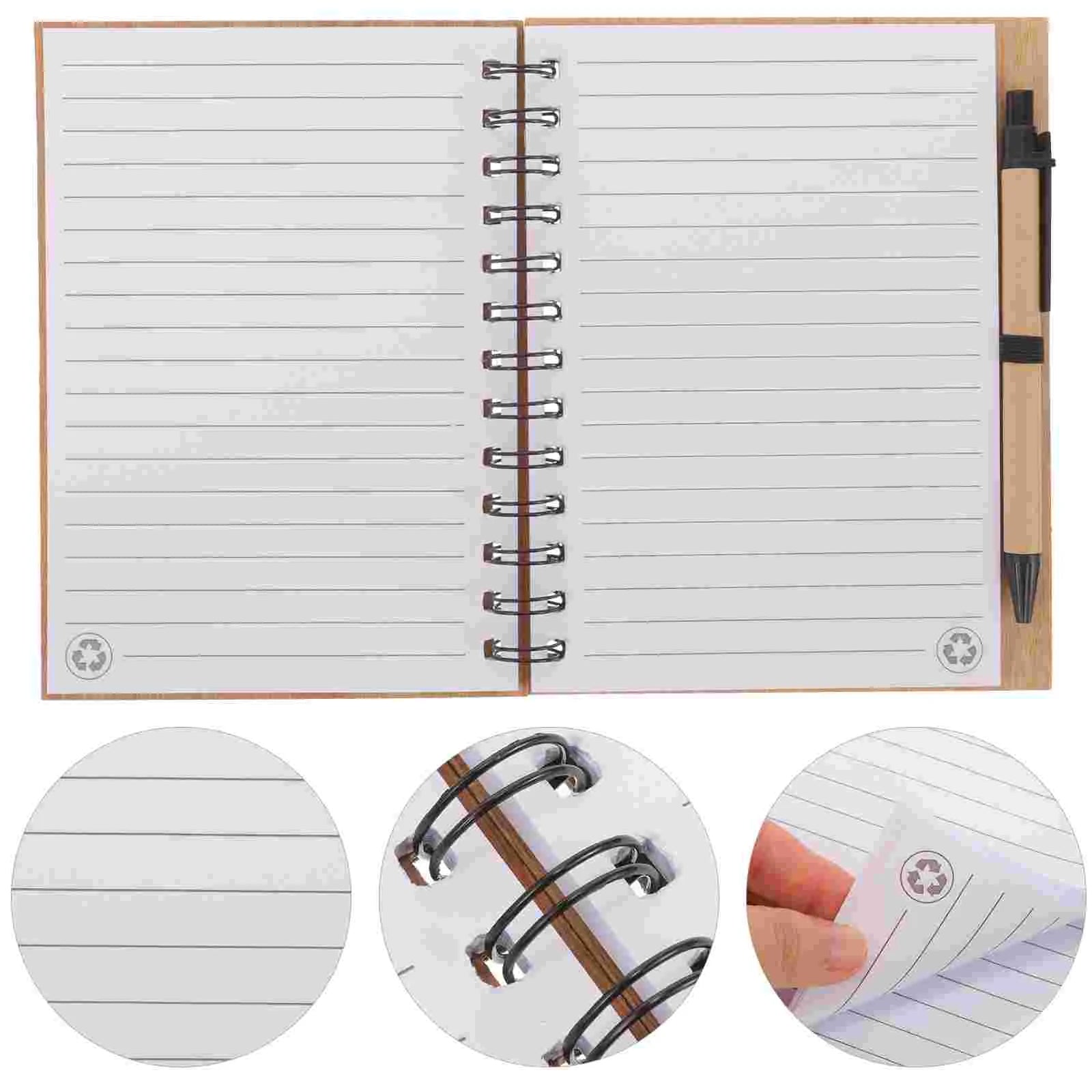 Notebook Spiral Journal Note Lined Notebooks Planner Wirebound Pads Notepad Subject A5 Daily Work Hardcover Double Wire