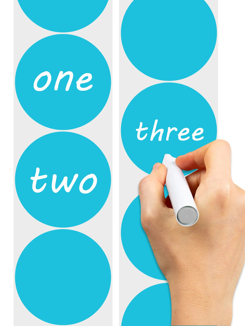 Colorful Dot Stickers 0.75 Inch Circular Color Coded Labels 12 Color Style Dot 500 Labels Self-Adhesive Office, School, Home