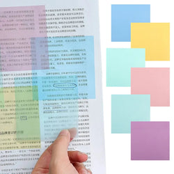 (4 Pack) 50 Pads/Pack Transparent 3x3 Inches Posted it Sticky Note Pads Notepads Posits School Stationery office Supplies