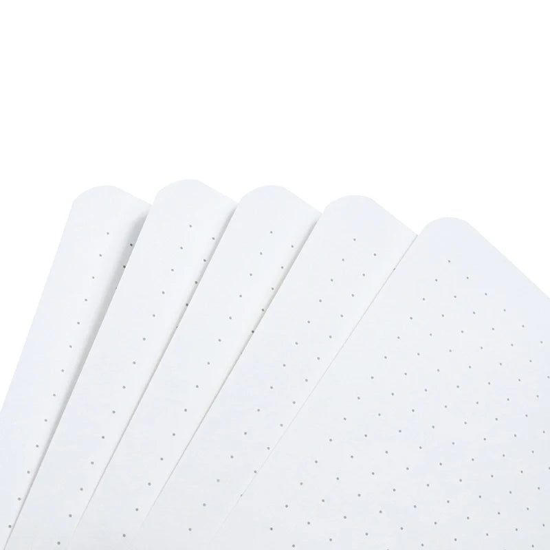 Dotted Bullet Notebook A5 100 GSM Journal Hardcover 160 Pages Ivory white paper Scrapbook Planner Agenda Stationery