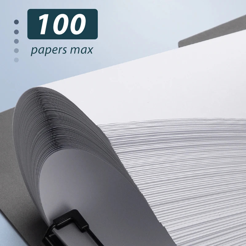 A3/A4 Profile Clipboard Double Clip Clip Board 100 Sheets Office Documents Organizer Writing Pad Paper Storage File Folders