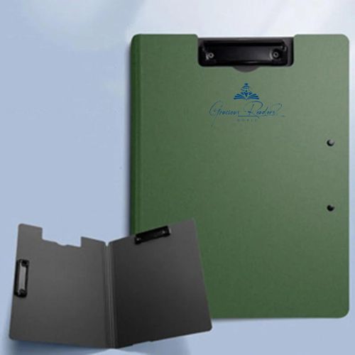 Bview Art 1Pcs Waterproof Fold with Double Clips Clipboard A4/A3 File Cover Folder Write Draw Pad Clip Organizer Office Supplies